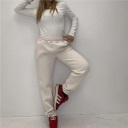 pantalone felpato con polsino cold